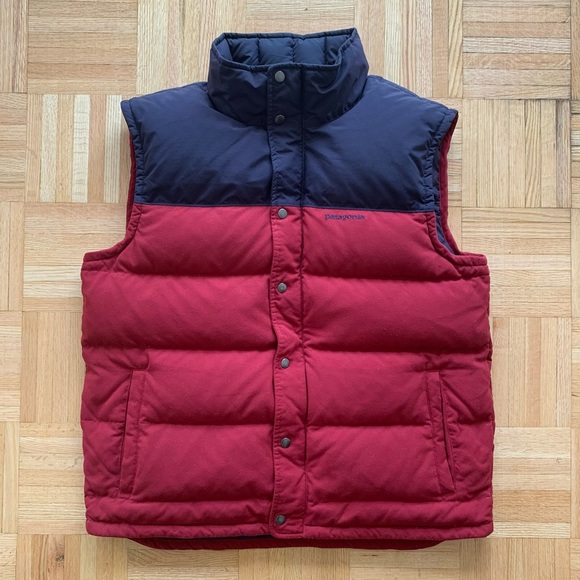 Patagonia Other - 🔴🔵Patagonia Bivy Goose Down Vest (Sz L)